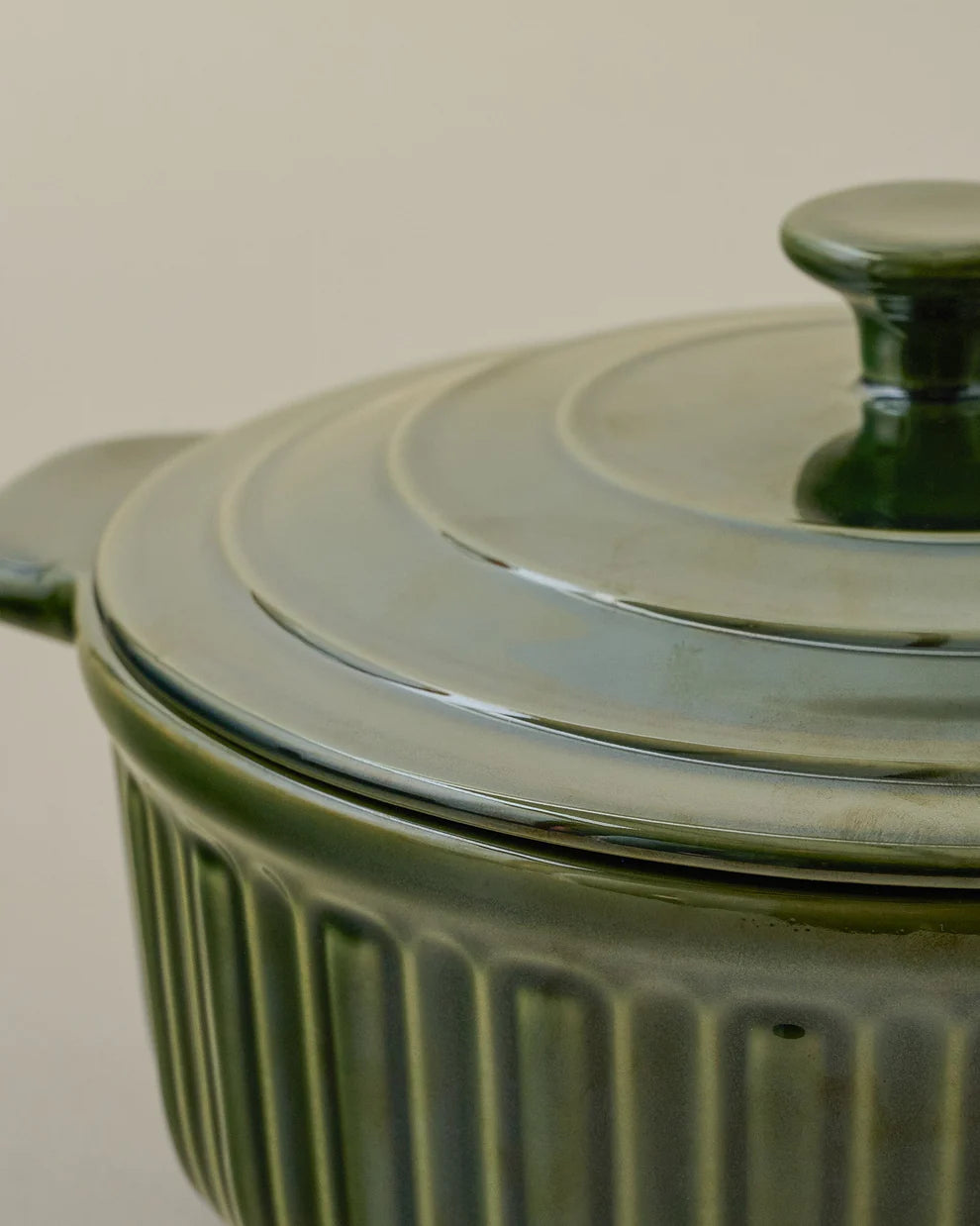 The Cottage Collection Forest Green Baking Dish with Lid